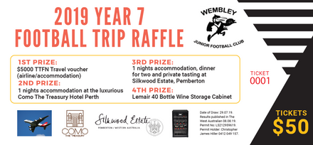 Social Night Raffle - Support the club!